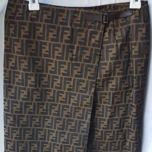 Fendi  logo Skirt